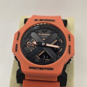 Casio G-Shock Black and Orange Smartwatch. Special Edition